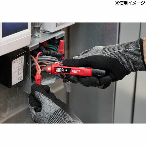 日本正規品 ミルウォーキー 検電器 非接触式 交流専用 デュアルレンジ LEDライト付 検電テスター (NCVDDF APJ) (4573592057821) milwaukee