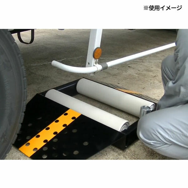 メーカー直送業者便] 長崎ジャッキ 移動式フリーローラー 2台1組 フル