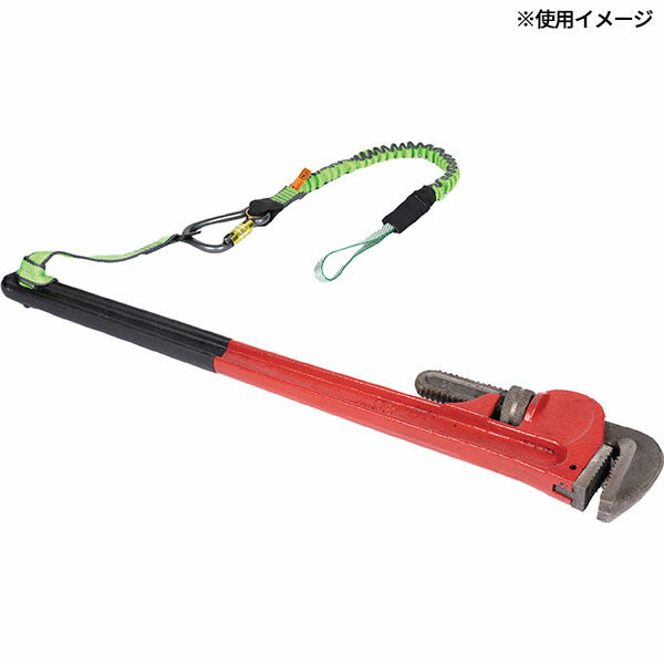 NLG 伸縮式ツールランヤード 80~130cm 最大荷重20kg (101373)(5060572180253)  Never Let Go エヌエルジー イギリス