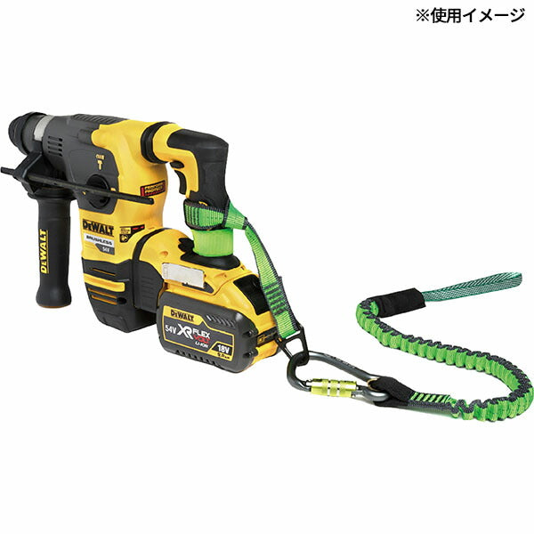 NLG 伸縮式ツールランヤード 80~130cm 最大荷重20kg (101373)(5060572180253)  Never Let Go エヌエルジー イギリス