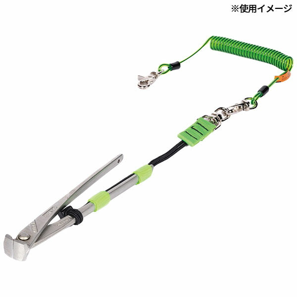 NLG スイベル式ツールテザー 25mm×400mm 最大荷重3kg (101495)(5060572180581) Never Let Go エヌエルジー イギリス