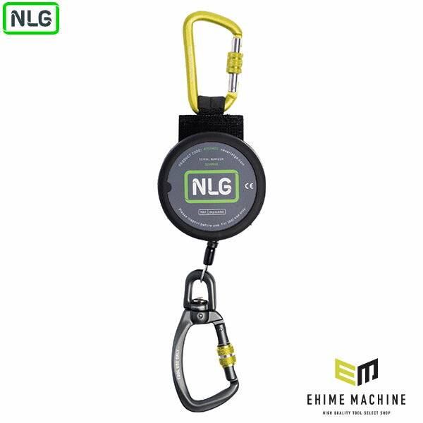 NLG リトラクターツールランヤード 20~135cm 最大荷重3kg (101756)(5060572181632) Never Let Go エヌエルジー イギリス