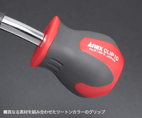 アネックス クリップリムーバー 10mm スタービータイプ NO9136-S ANEX 工具 自動車 ハンドツール スタビー