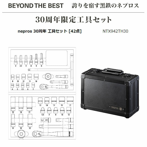 【ご当選者様限定】nepros 30周年 工具セット [42点] (NTX942TH30)(※当選番号必須)