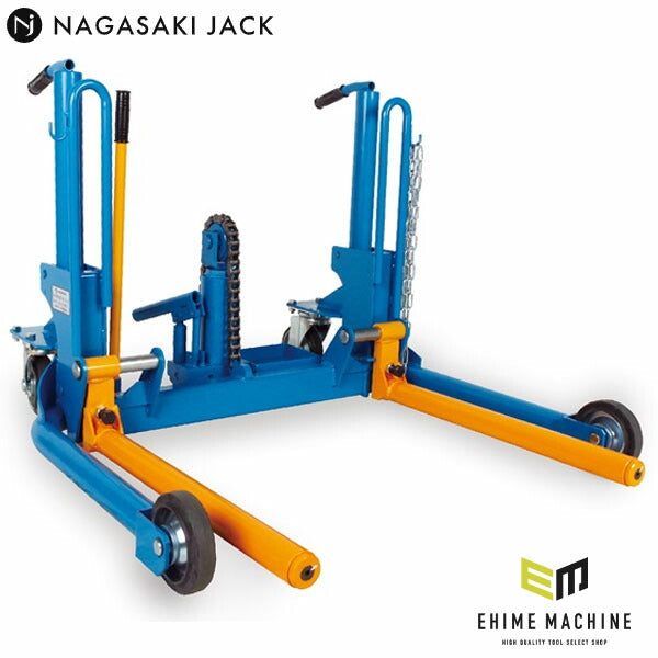 [メーカー直送業者便] 長崎ジャッキ ホイルドーリー（回転ローラー付き）NWD-500GR (4940995361549) NAGASAKI JACK
