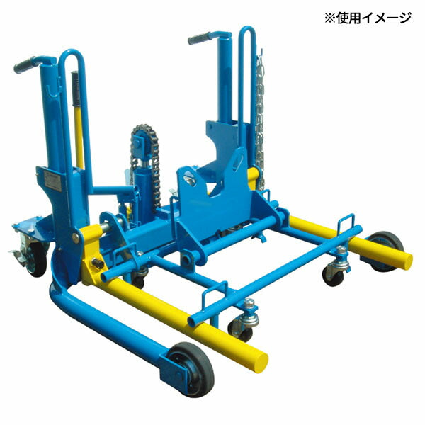 [メーカー直送品] 長崎ジャッキ ブレーキドラム用パレット NWD-DP (4940995477523) キャスター付 点検・保管・移動対応 NAGASAKI JACK