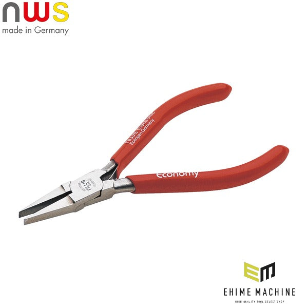 日本正規品 NWS フラットノーズプライヤー 全長120mm 平口 (126A-72-120-SB)(4003758626702) エヌダブリューエス