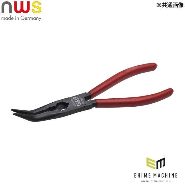 日本正規品 NWS 先曲ラジオペンチ 全長170mm 先曲がり (141-62-170-SB)(4003758641200) エヌダブリューエス