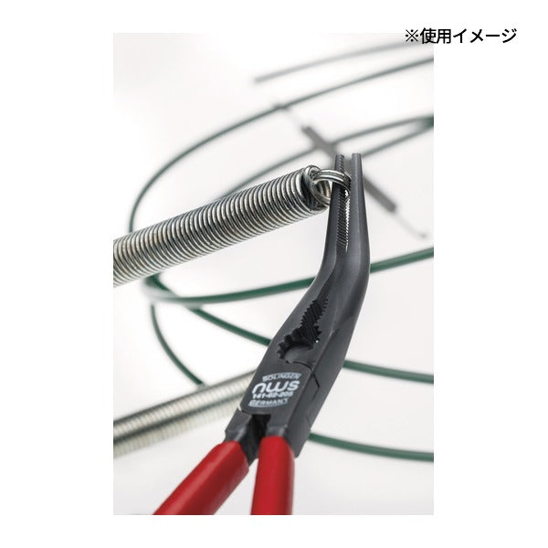 日本正規品 NWS 先曲ラジオペンチ 全長205mm 先曲がり (141-62-205-SB)(4003758641217) エヌダブリューエス
