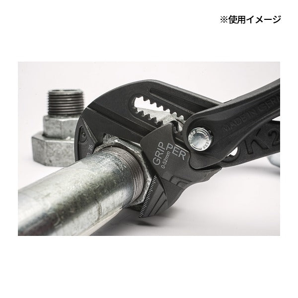 日本正規品 NWS プライヤーレンチ グリッパー 全長250mm 平行ジョー (1664-69-250-SB)(4003758666487) エヌダブリューエス
