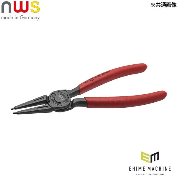 日本正規品 NWS 穴用スナップリングプライヤー 直 全長310mm (178-62-I4-SB)(4003758678244) エヌダブリューエス