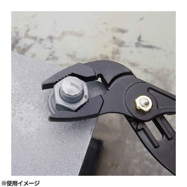 フジ矢 超軽量ウォーターポンププライヤー(黒金) (130-250-BG)(4952520853054) FUJIYA 工具