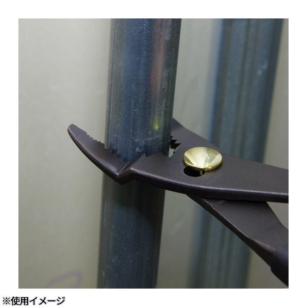 フジ矢 薄型コンビネーションプライヤー(黒金・ベント) 全長193mm (210-190-BG)(4952520853085) FUJIYA 工具