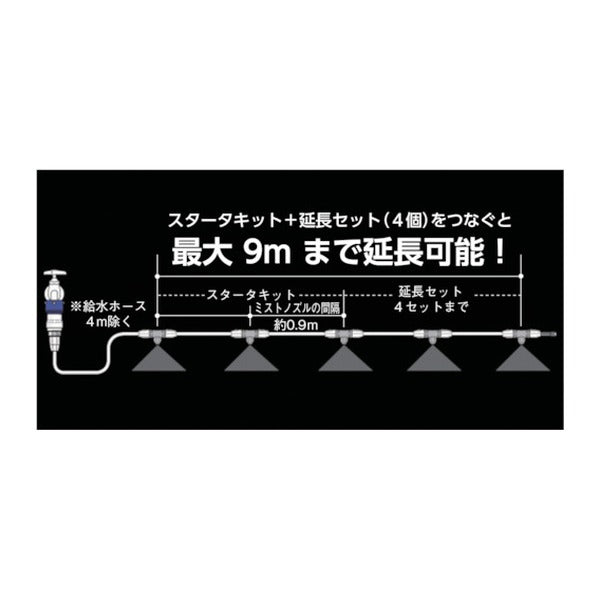 タカギ ガーデンクーラー延長セット (G702)(4975373026109) takagi