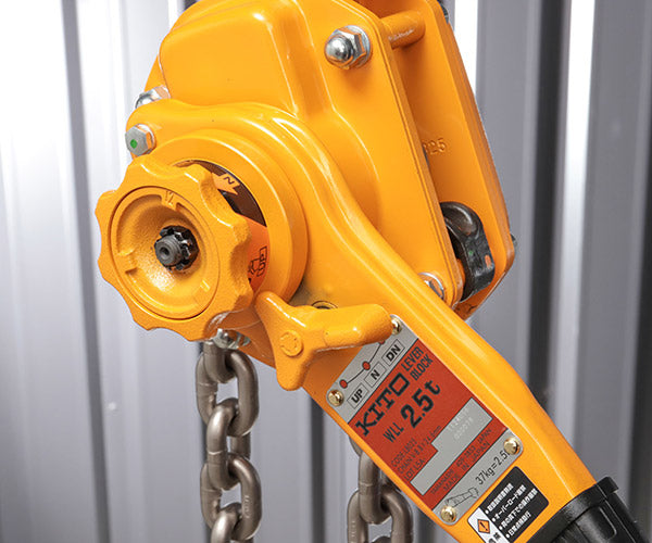キトー キトーレバーブロックL5形 定格荷重2.5t 標準揚程1.5m LB025