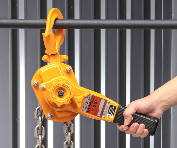 キトー キトーレバーブロックL5形 定格荷重2.5t 標準揚程1.5m LB025