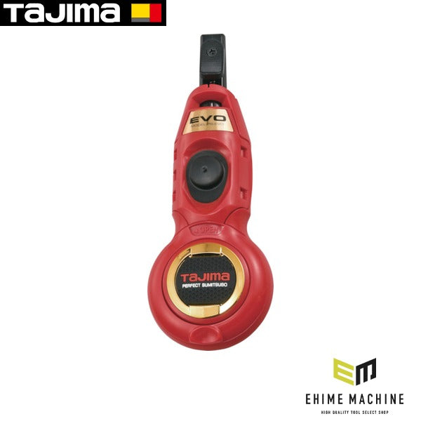 タジマ パーフェクト墨つぼ EVO S 赤 (PS-EVO-S)(4975364056733) TAJIMA TJMデザイン