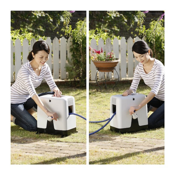 タカギ ホースリール オーロラBOXYツイスター (RC220TNB)(4975373035149) takagi