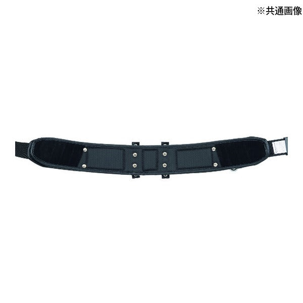 タジマ ワークポジショニング用胴当てベルトカーブ アルミワンタッチバックル黒 Lサイズ (WCXD2-WBCL)(4975364265012) TAJIMA TJMデザイン