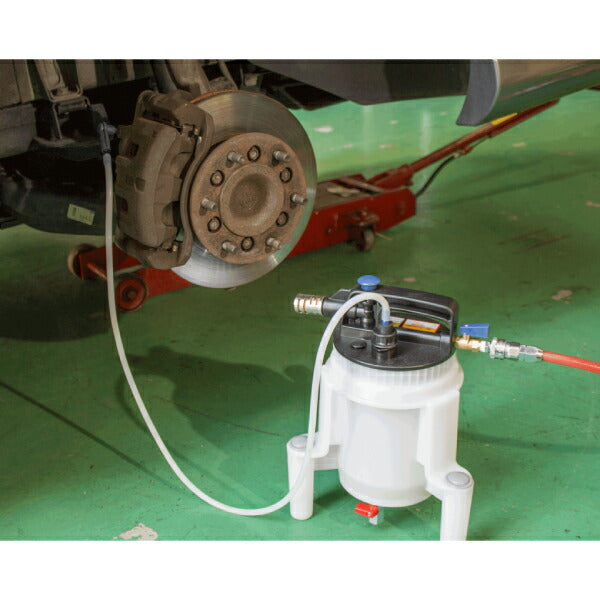 ハスコー エアー式オイルエクストラクター 2L ブレーキフルード用 吸引 オートストッパー搭載 (OM380BFT)(4580372213063) HASCO