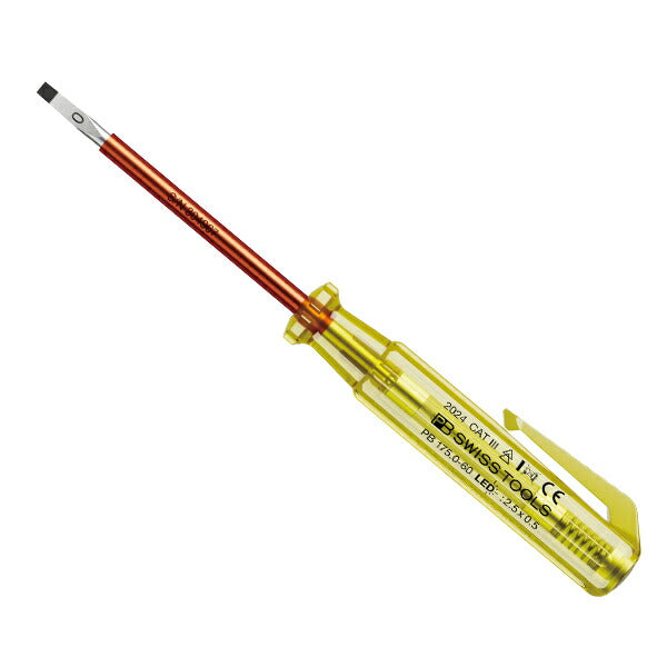 日本正規品 PBスイスツールズ 検電ドライバー AC100V-250V用 (175.0-60LED)(7610733298891)