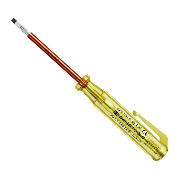 日本正規品 PBスイスツールズ 検電ドライバーLED AC100V-250V (175.0-60LEDCN)(7610733298914)