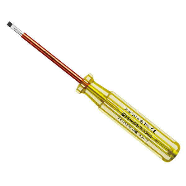 日本正規品 PBスイスツールズ 検電ドライバーLED AC100V-250V (175.1-75LEDCN)(7610733298921)