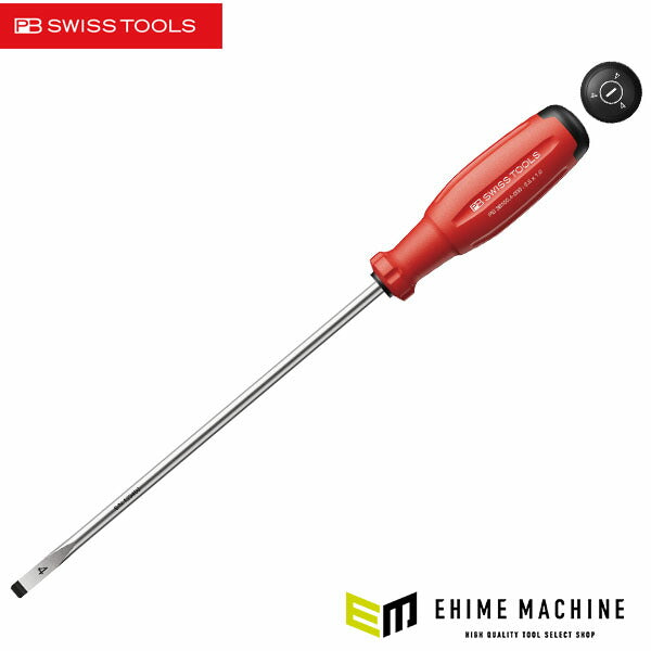 日本正規品 PBスイスツールズ スイスグリップEVO マイナスドライバー 6.5mm 200mmロング (38100.4-200)(7610733295456) 新世代 スイスグリップEVO