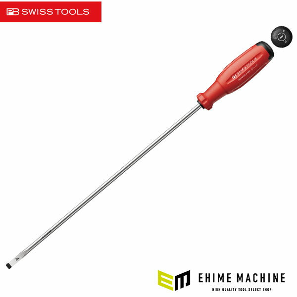 日本正規品 PBスイスツールズ スイスグリップEVO マイナスドライバー 6.5mm 300mmロング (38100.4-300)(7610733295463) 新世代 スイスグリップEVO