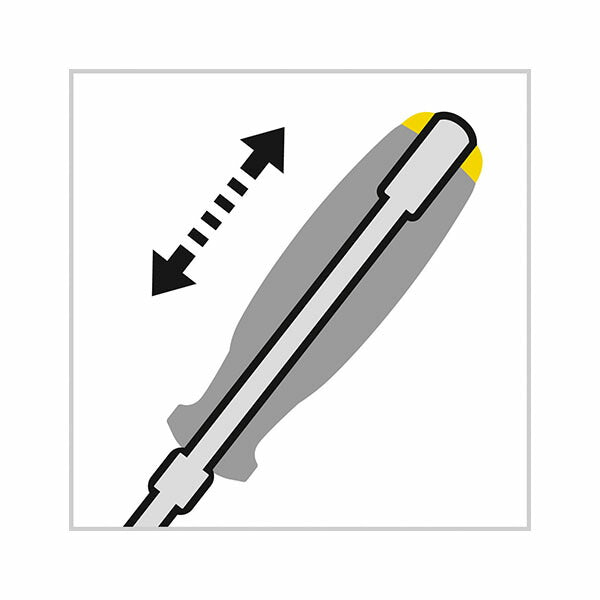 日本正規品 PBスイスツールズ スイスグリップEVO 貫通マイナスドライバー 根元六角 150mm (38100.5-150DS)(7610733296514) 新世代 スイスグリップEVO