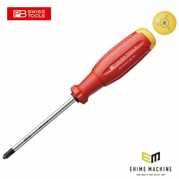 日本正規品 PBスイスツールズ 38190.2-100 スイスグリップEVO プラスドライバー (7610733295654) 新世代 スイスグリップEVO