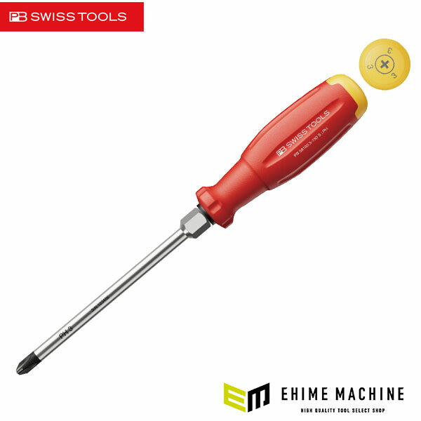 日本正規品 PBスイスツールズ スイスグリップEVO プラスドライバー 根元六角 #3/150mm (38190.3-150S)(7610733295722) 新世代 スイスグリップEVO