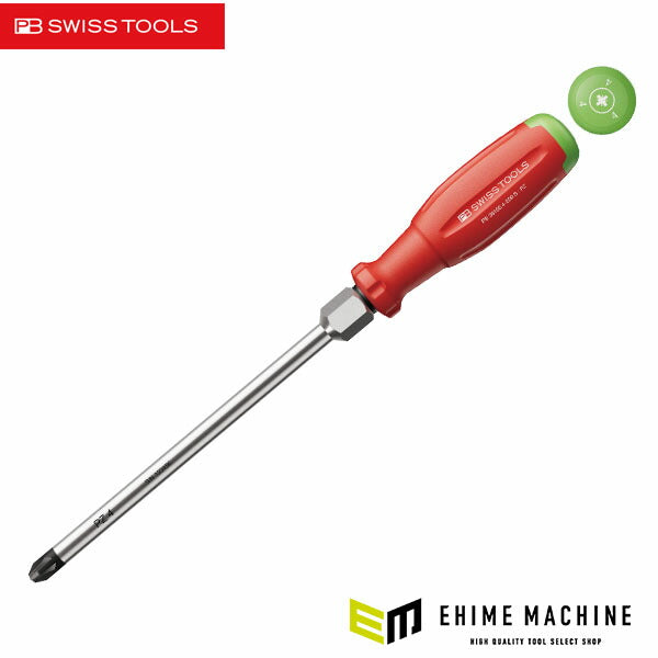 日本正規品 PBスイスツールズ スイスグリップEVO ポジドライバー PZ4/200mm 根元六角 (38192.4-200S)(7610733295845) 新世代 スイスグリップEVO