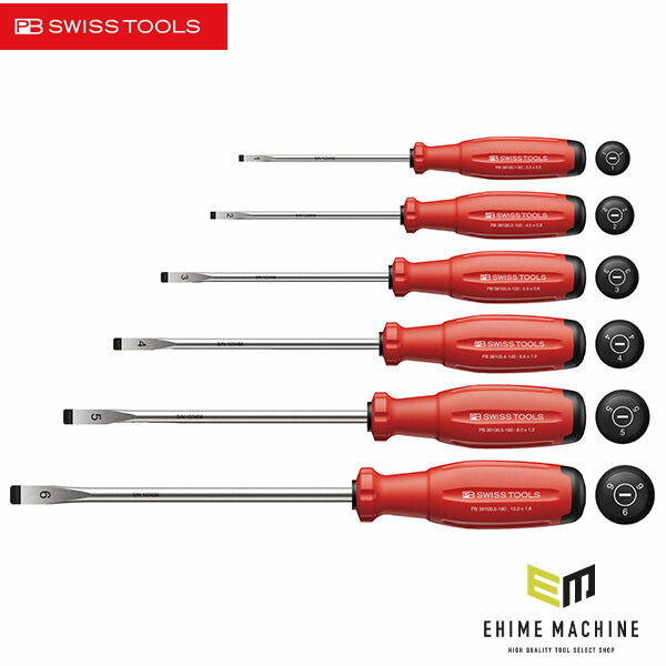 日本正規品 PBスイスツールズ スイスグリップEVO マイナスドライバーセット (38240)(7610733296552) 新世代 スイスグリップEVO