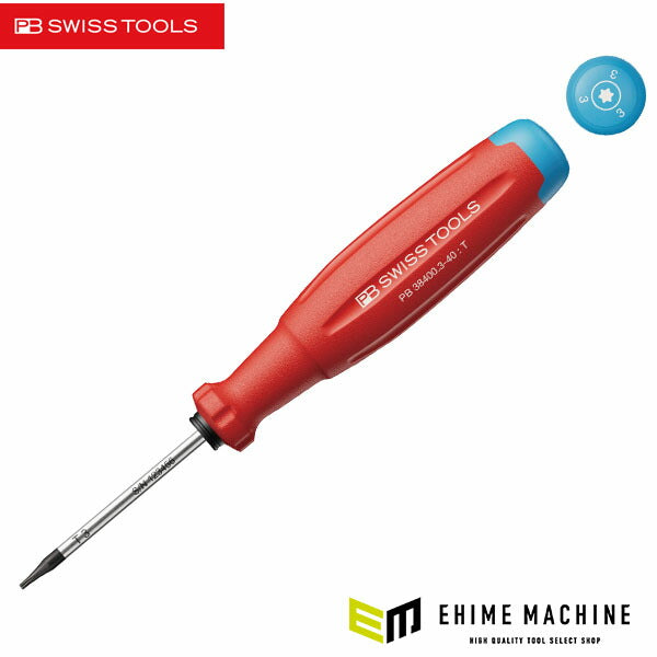 日本正規品 PBスイスツールズ スイスグリップEVO トルクスドライバー Torx T3 40mm (38400.3-40)(7610733296132) 新世代 スイスグリップEVO