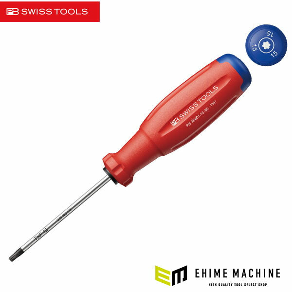 日本正規品 PBスイスツールズ スイスグリップEVO トルクスプラスドライバー T15 80mm (38401.15-80)(7610733296453) 新世代 スイスグリップEVO