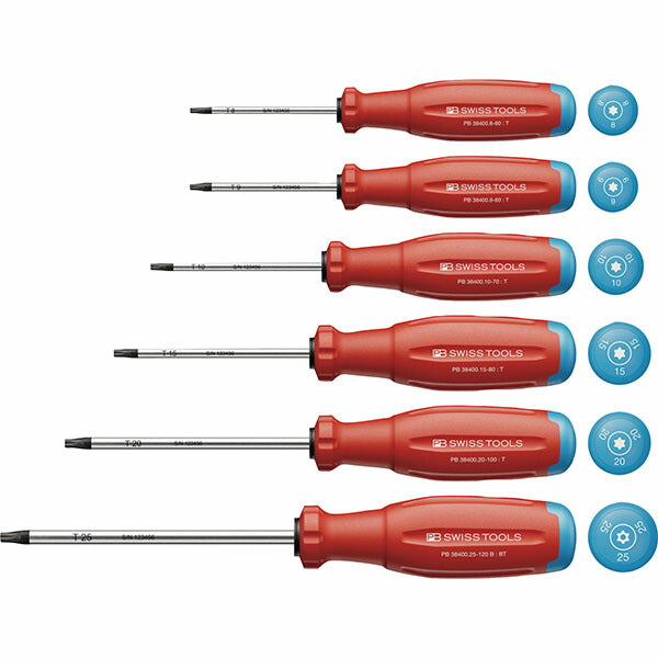 日本正規品 PBスイスツールズ レインボーEVO TXドライバーセット(BOX) (38440.CBB)(7610733296705) 新世代 スイスグリップEVO