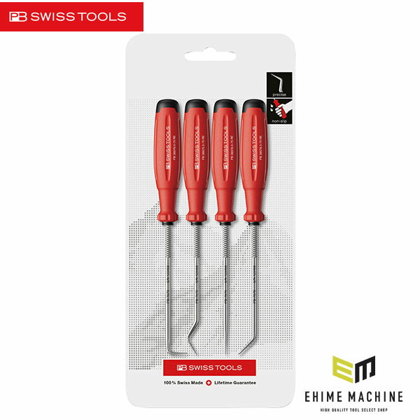 日本正規品 PBスイスツールズ スイスグリップEVO ピックツール4本組 台紙付 (38680.CN)(7610733297115) 新世代 スイスグリップEVO