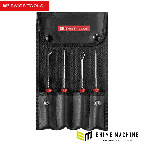 日本正規品 PBスイスツールズ スイスグリップEVO ピックツール 4本組 ロールケース付 (38681)(7610733297078) 新世代 スイスグリップEVO