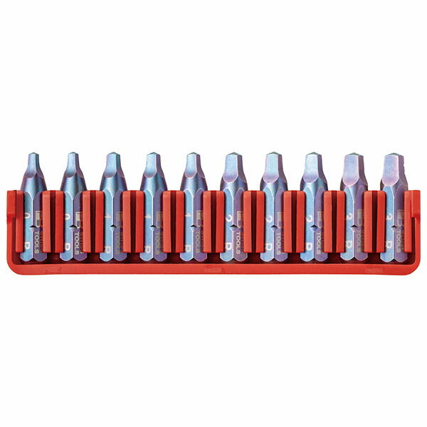 日本正規品 PBスイスツールズ ドライバービット10本組セット ビットホルダー (C6.708CN)(7610733293650)