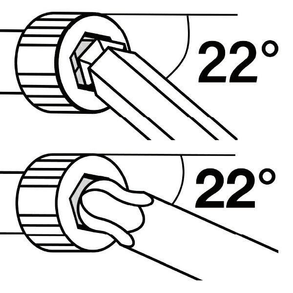 PB SWISS TOOLS E6L.212/2.5 ボールポイント六角ビットロング 2.5mm 六角穴用 本締め可能 取付部 1/4" 6.3mm PBスイスツールズ