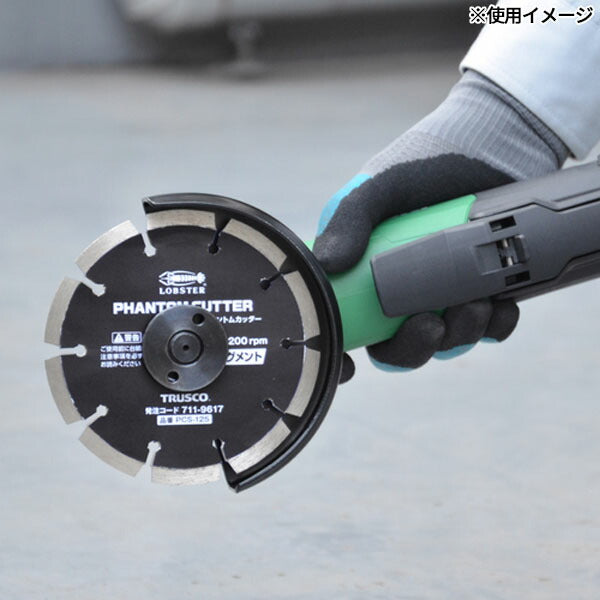 ロブテックス ダイヤモンドカッター ファントムカッター セグメントタイプ 乾式 125mm PCS-125 (PCS-125)(4963202018012) LOBSTER エビ