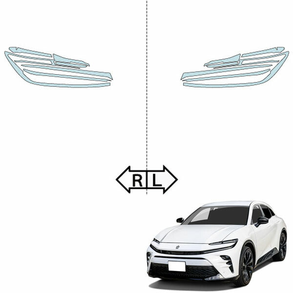 カット済みヘッドライトプロテクションフィルム  トヨタ クラウン スポーツ (R5.10-) (AZSH36W型/AZSH37W型) (SPORT Z/SPORT RS) (PH0122L2305A0SA)