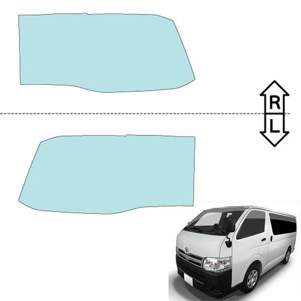 カット済みヘッドライトプロテクションフィルム  トヨタ ハイエース 4ドア (H22.7-H25.11) (PH0128I1005A0SA)