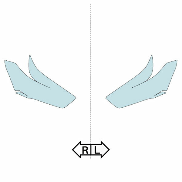 カット済みヘッドライトプロテクションフィルム  トヨタ ライズ ハイブリッド (R1.11-) (A202A型) (G/Z) (PH0145L1905A0SA)