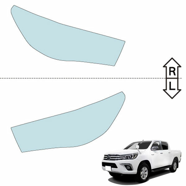 カット済みヘッドライトプロテクションフィルム  トヨタ ハイラックス (H29.9-R2.7) (GUN125型) (Z) (PH0149K1505B0SA)