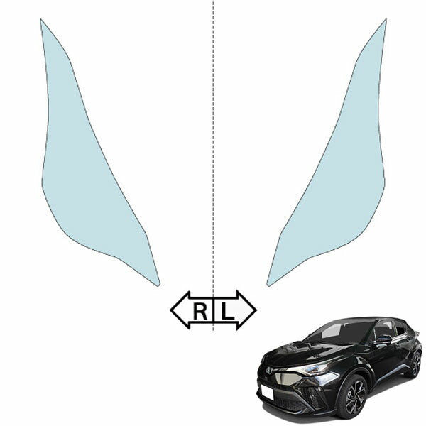 カット済みヘッドライトプロテクションフィルム  トヨタ C-HR (R1.10-R5.7) (NGH10型/NGX50型) (G-T/S-T GR SPORT) (PH0167K1905B0SA)