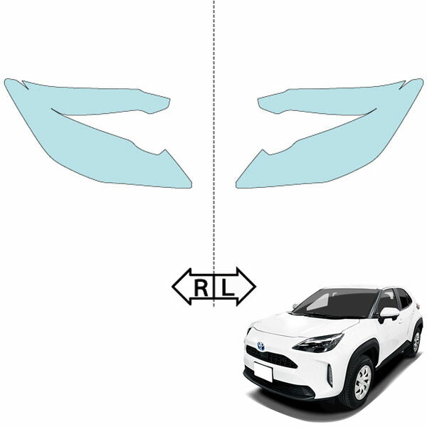 カット済みヘッドライトプロテクションフィルム  トヨタ ヤリス クロス ハイブリッド (R2.8-R5.12) (MXPJ10型/MXPJ15型) (X/G/Z) (PH0169L2005C0SA)