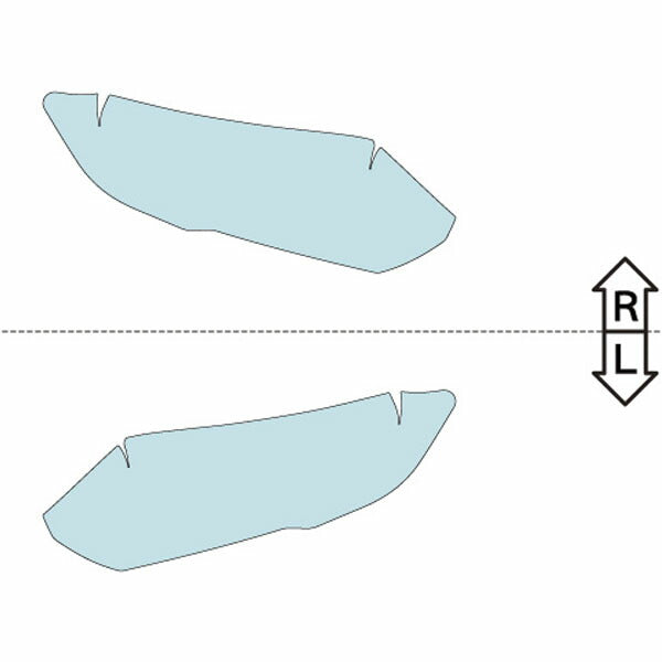 カット済みヘッドライトプロテクションフィルム  日産 エクストレイル ハイブリッド(e-POWER) (R2.1-R4.11(T32型)) (HT32型/HNT32型) (PH0302L2005A0SB)