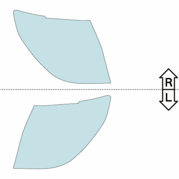 カット済みヘッドライトプロテクションフィルム  日産 エルグランド (H16.8-H22.7) (E51型) (Base) (PH0303J0405A0SA)